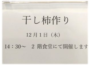 干し柿、はじめました